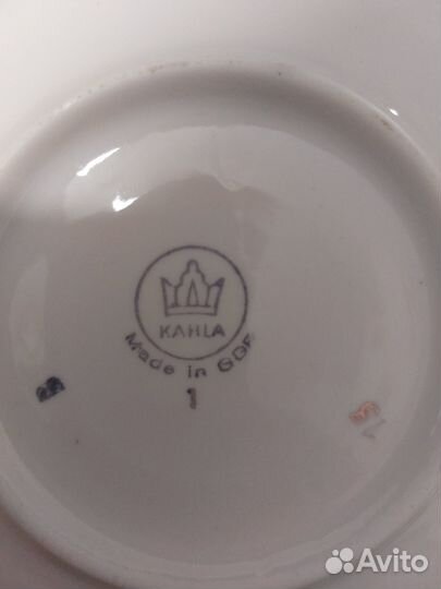 Сервиз кофейный kahla новый роза