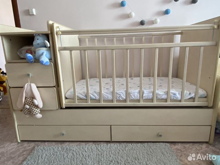 Детская кроватка трансформер