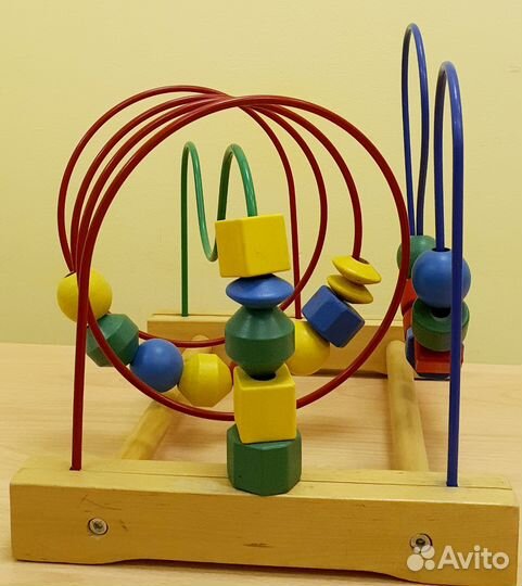 Лабиринт сортер IKEA. Деревянные игрушки