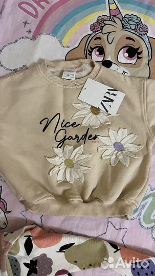 Джемпер и леггинсы zara 98 новые