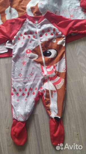 Новогодние пижамы family look