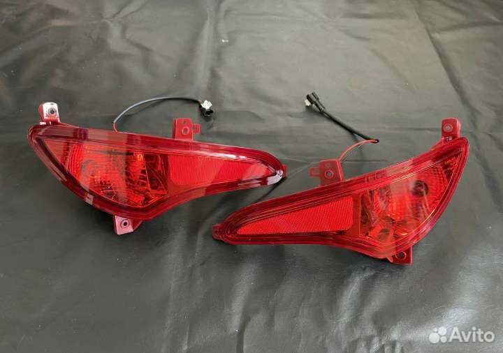 Задние фонари туманки Hyundai Solaris 14-17