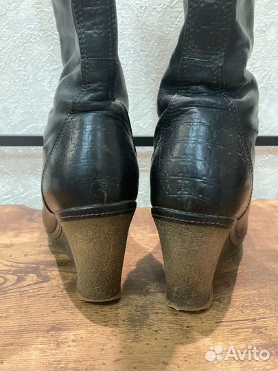 Сапоги женские натуральная кожа 38