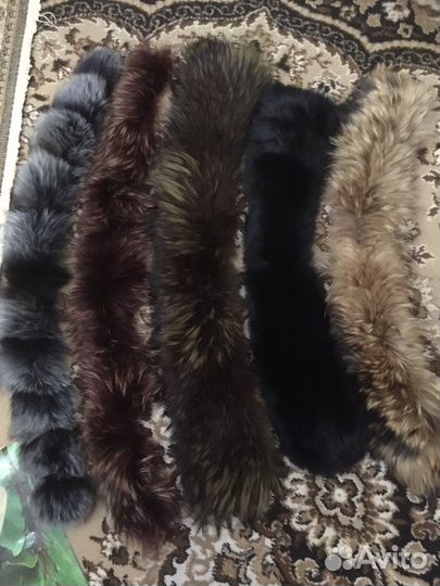 Меховые воротники натуральные