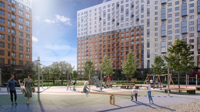 2-к. квартира, 54 м², 6/17 эт.