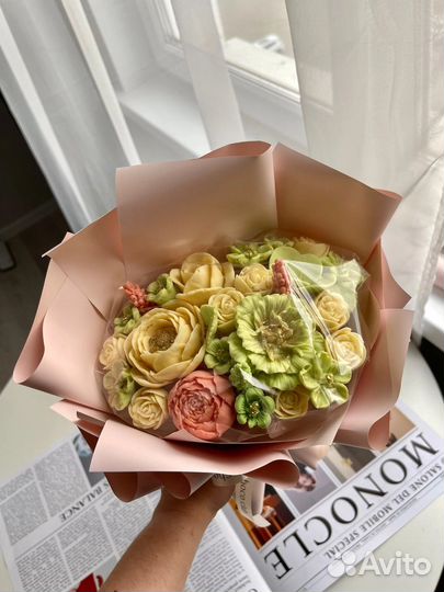 Съедобный букет из шоколада