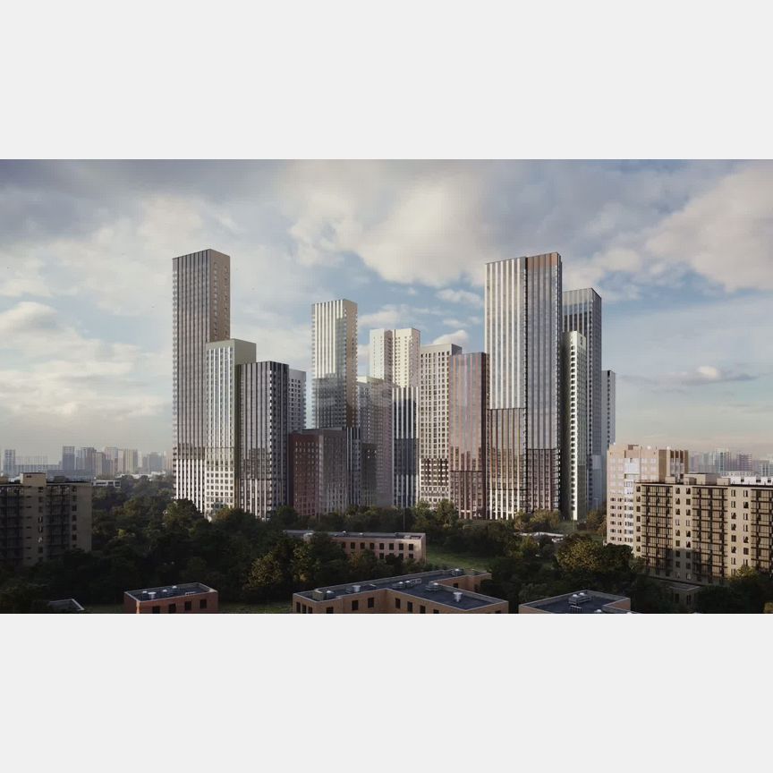 3-к. квартира, 80,6 м², 12/45 эт.