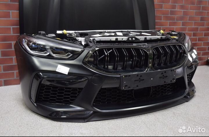 BMW M8 F93 ноускат комплектный бампер фары