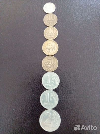 Монеты 1999,комплект,двух монетных дворов