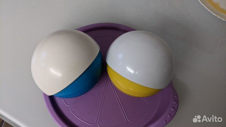 Tupperware конфентница шар большая и 2 малые