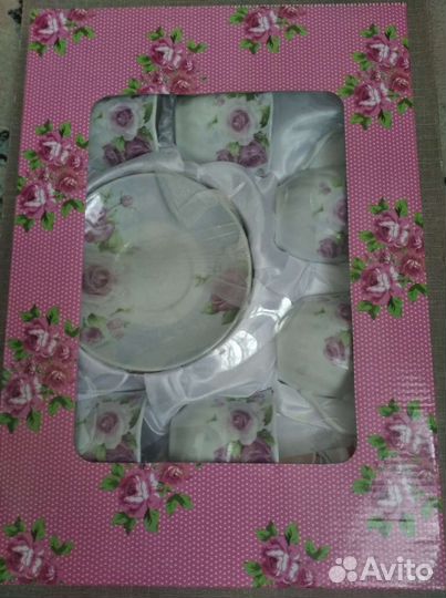 Сервиз чайный. Новый. Фарфор