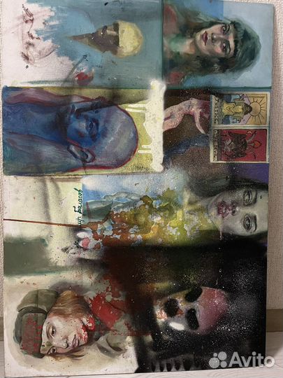 Картина маслом на холсте современное искусство