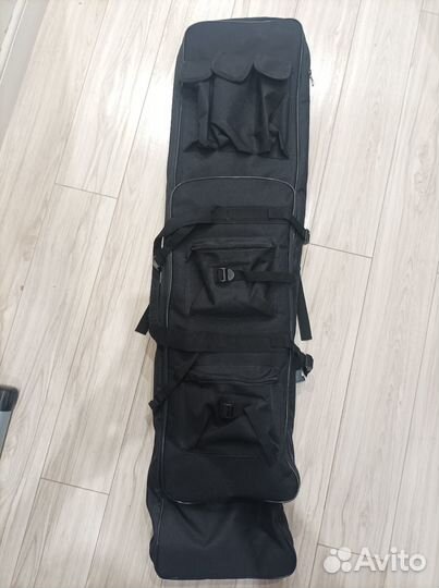 Чёрный чехол рюкзак сумка для ружья винтовки 115см