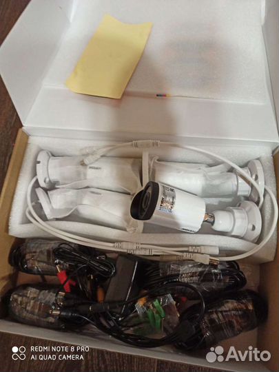 Видеонаблюдение комплект 4 камеры