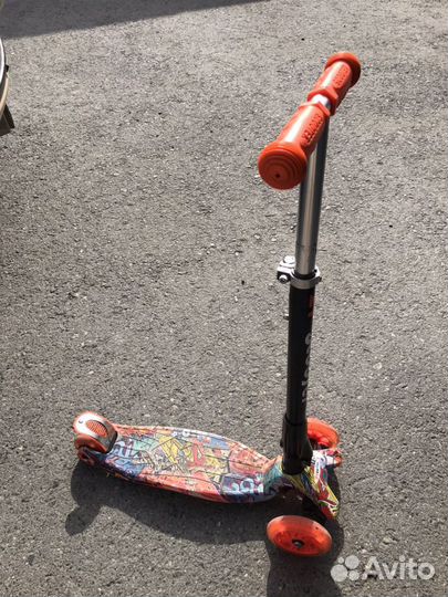 Самокат трёх-четырёх колёсный 3-7 лет