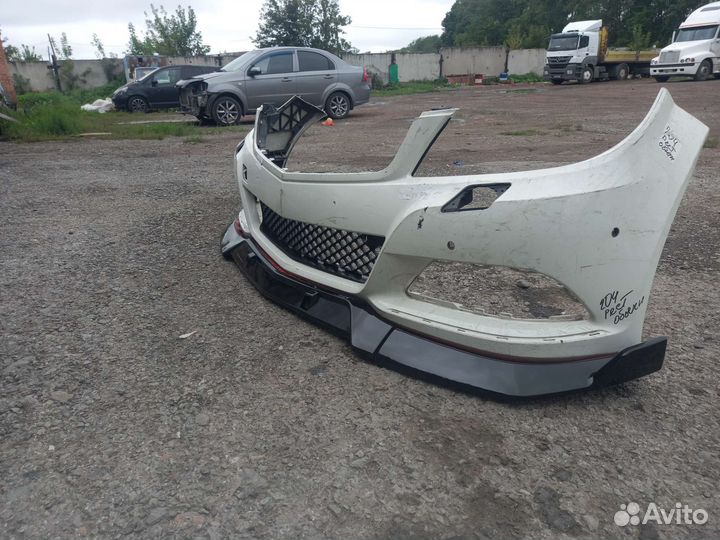 Бампер передний mercedes w204 рестайлинг с губой