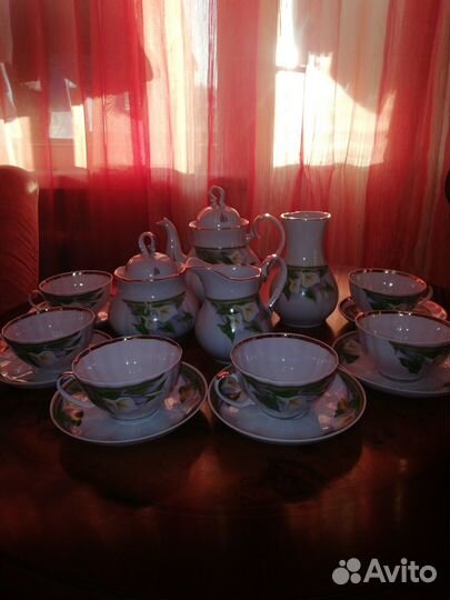 Сервиз чайный Каллы