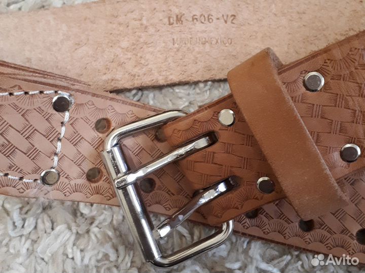 Мужской кожаный ремень