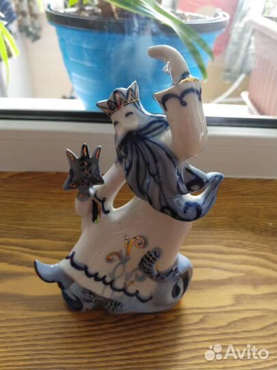 Фарфоровая статуэтка Нептун СССР