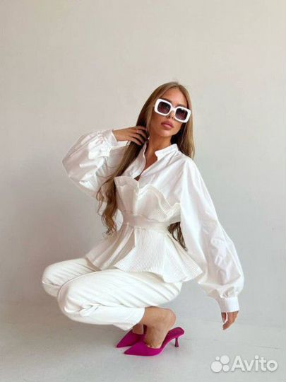 Рубашка с баской