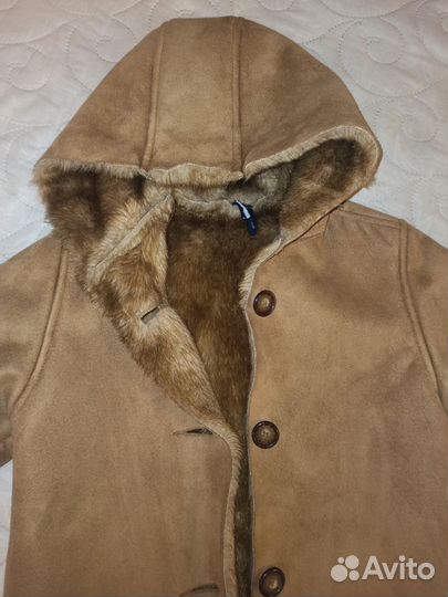 Дублёнка для девочки 5-6 лет