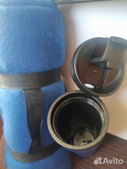 Подарок автомобилисту термокружка плед новые