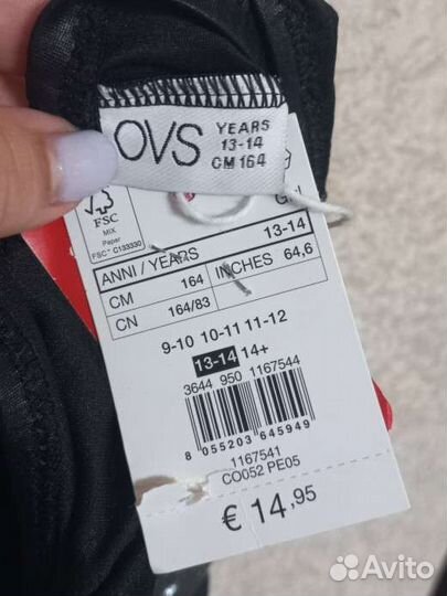 Купальник для девочки OVS на 10-13 лет