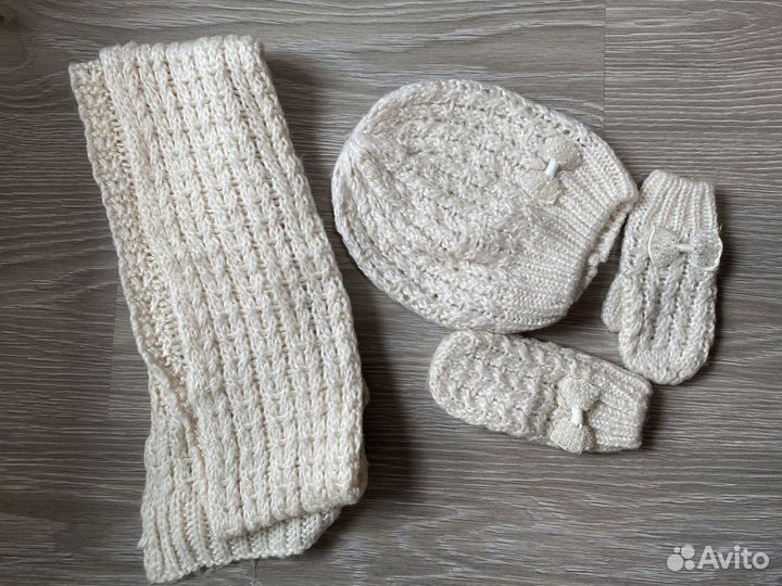 Комплект шапка и шарф