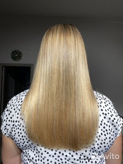 Кератиновое выпрямление волос