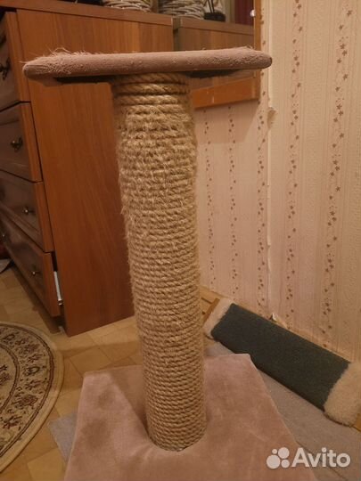 Когтеточка столбик плюс настенная комплект