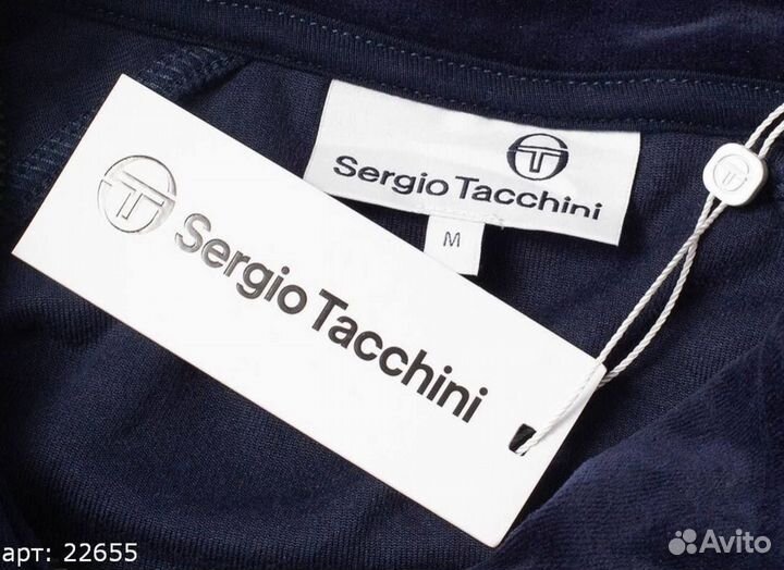 Олимпийка Sergio Tacchini темно синего цвета