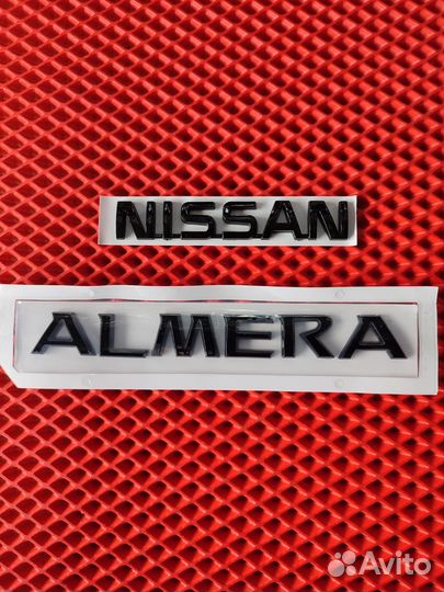 Эмблема слово Nissan Almera