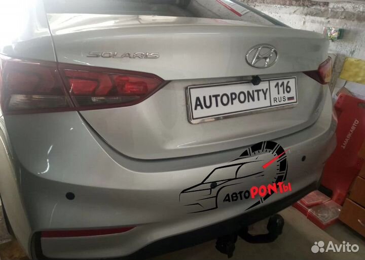 Фаркоп Хендай Солярис 2017