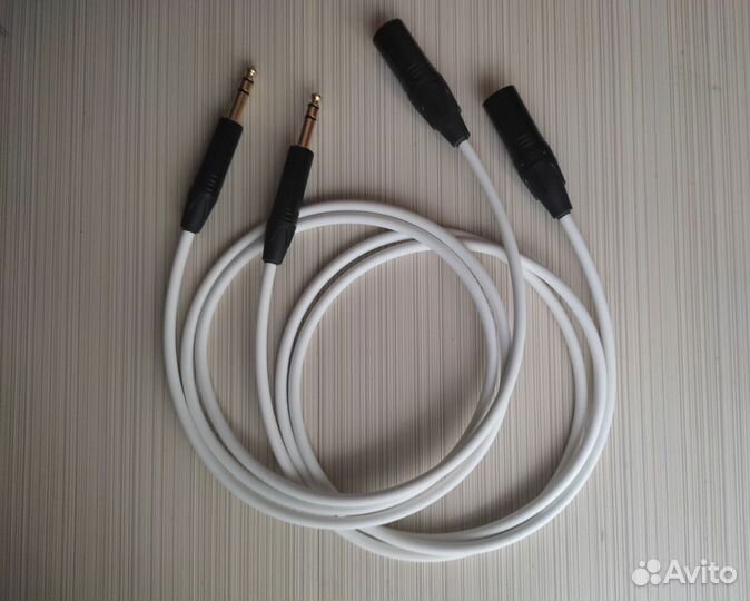 Балансные мониторные Jack TRS-XLR Canare (Japan)