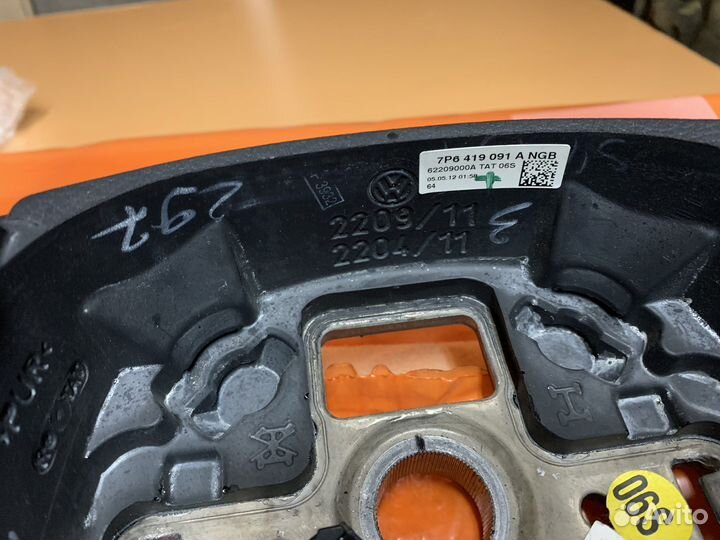 Руль с обогревом touareg nf