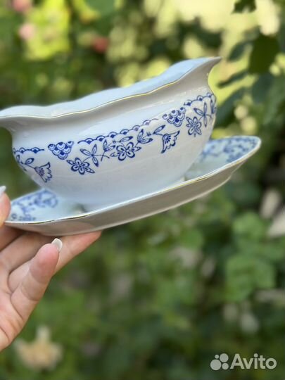 Соусница фарфор ГДР