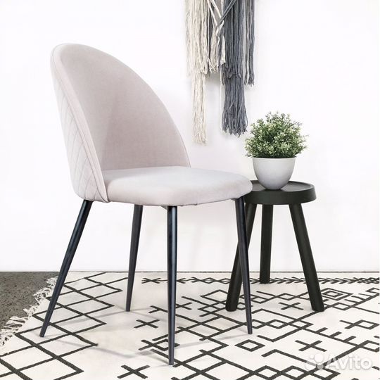 Стул Marcus, бархат серый