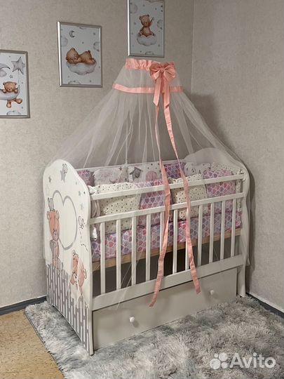 Балдахин в детскую кроватку