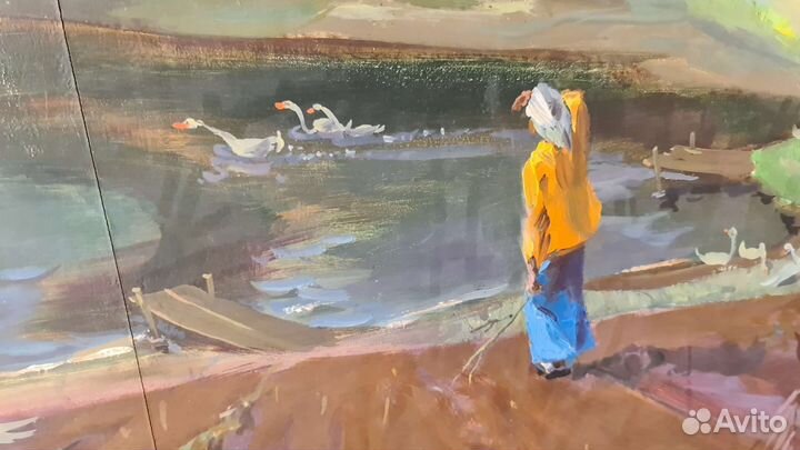 Картина 189х124 антиквариат