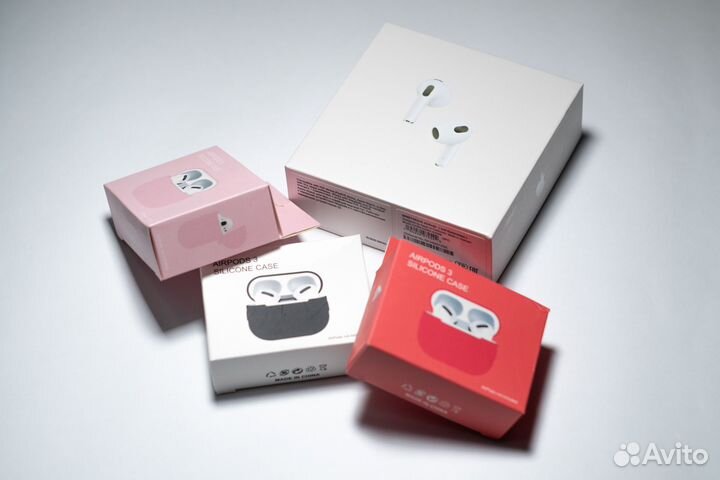 AirPods Pro 2/AirPods 2/AirPods 3+чехол в подарок