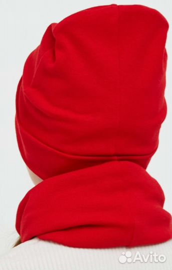 Комплект шапка и снуд 48-50