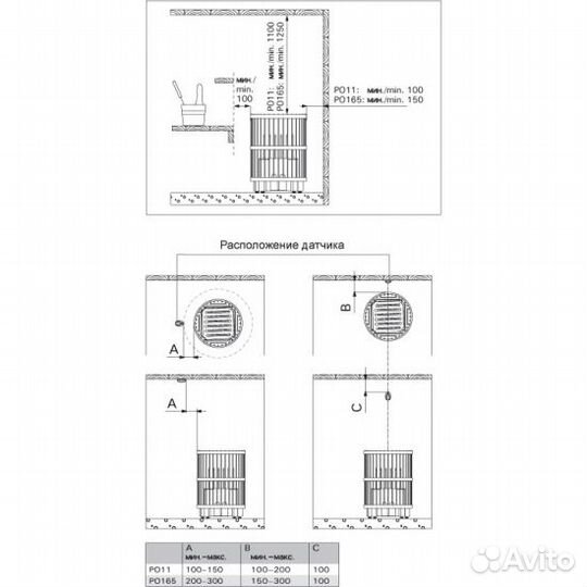 Электрическая печь для сауны Harvia Legend PO 16,5