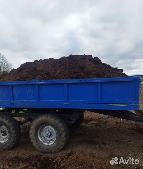 Перегной/плодородная земля, навоз (от крс)