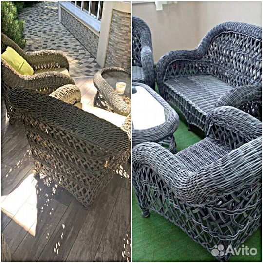 Ремонт мебели из искусственного ротанга