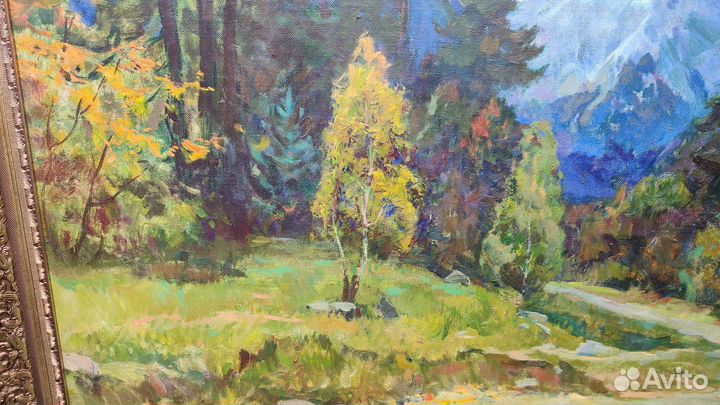 Картина маслом на холсте 157 на135 см