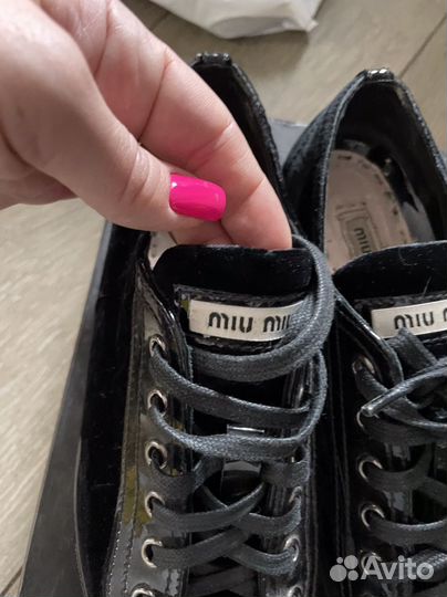 Кеды miu miu оригинал