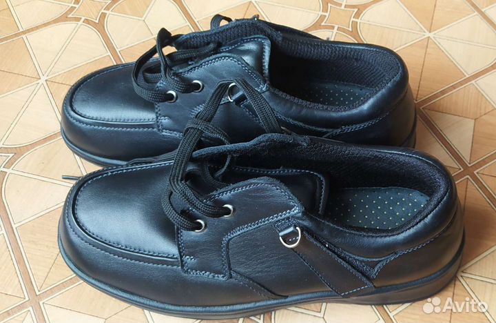 Туфли мужские кожаные ортопедические