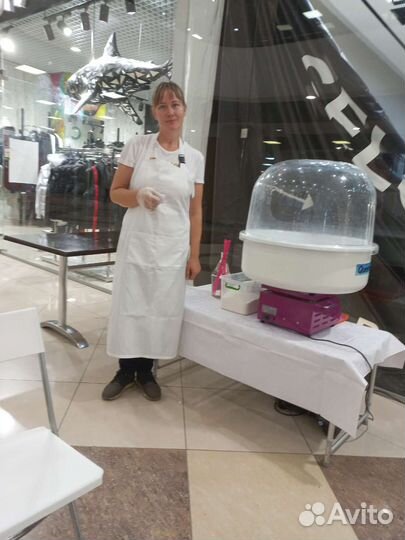 Сладкая сахарная вата на праздник