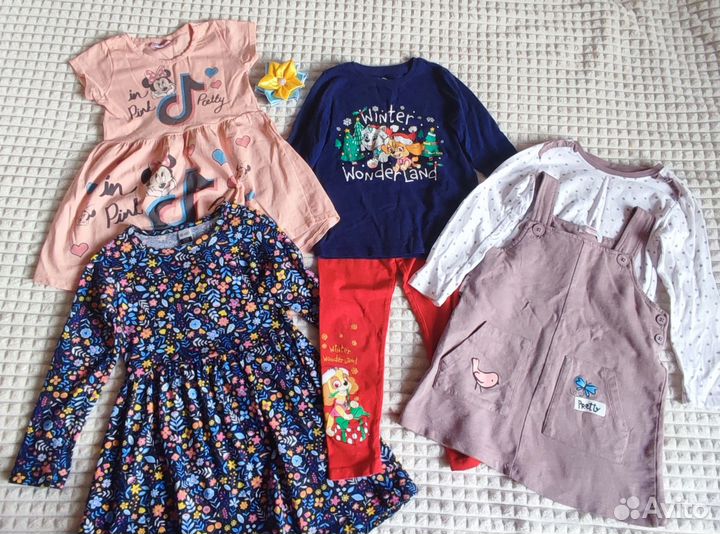 Вещи на девочку пакетом 110