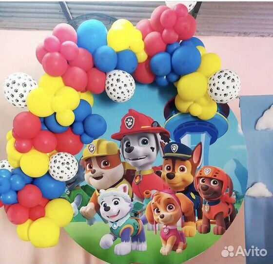 Баннер щенячий патруль